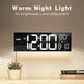 Digital RGB LED Clock with Temperature & Date Display