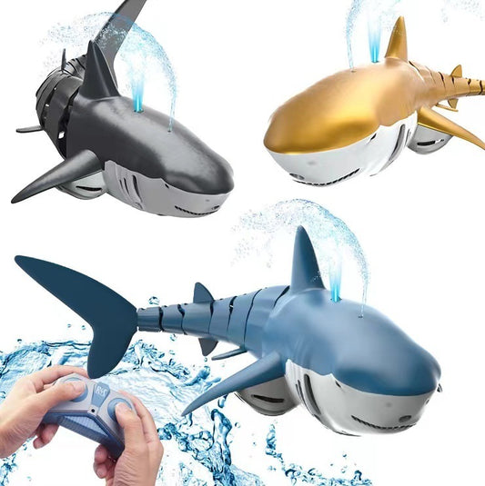 RC Shark Toy – Realistic, Spray-Action, 2.4G Remote Control Fun